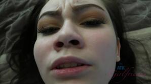 Lenna Lux oils up her giant tits for you (POV Style)